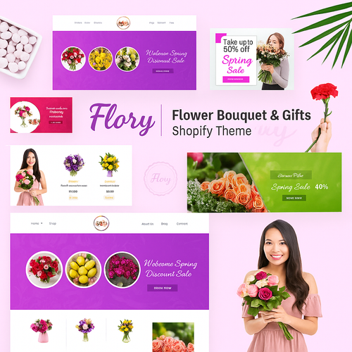 Theme Flory Florist Premium