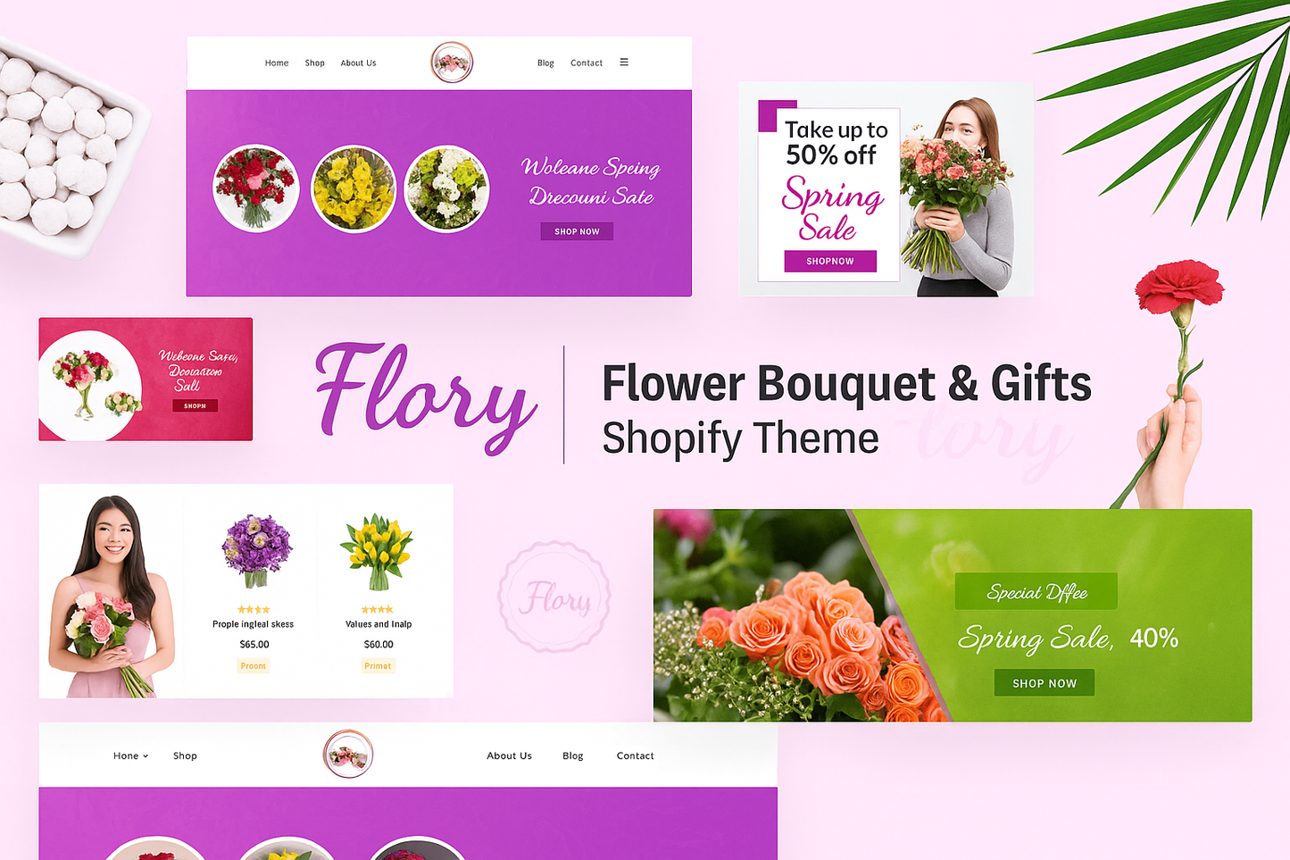 Theme Flory Florist Premium